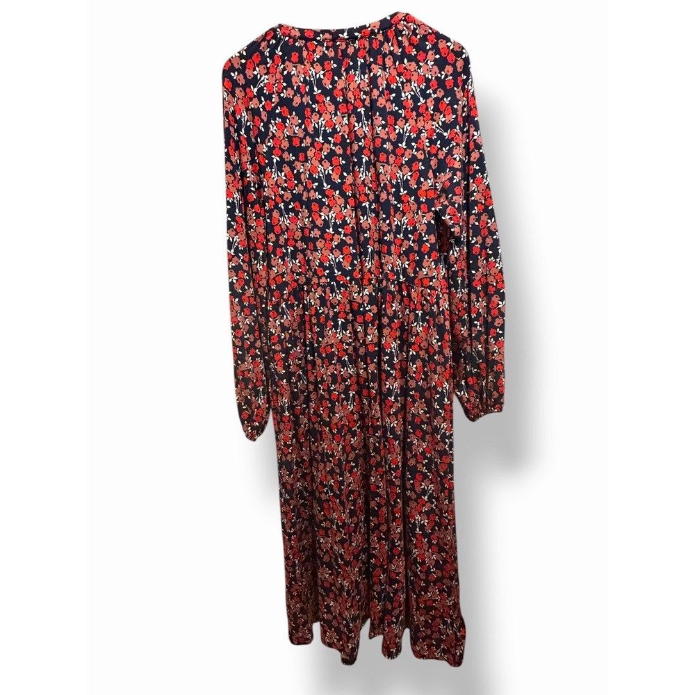 Boden Floral Maxi Dress Women's US 14R Long Sleeve Boho Cottagecore NWT - Picture 7 of 16